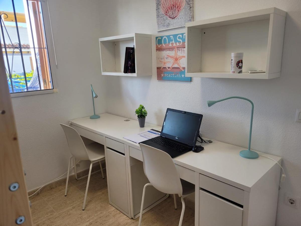 Apartamento Con Terraza Y Piscina A 300M De Playa 维拉 外观 照片