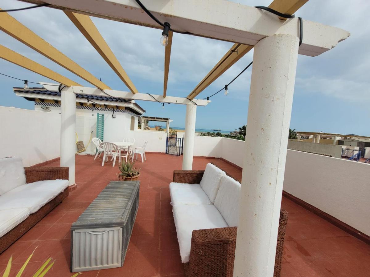 Apartamento Con Terraza Y Piscina A 300M De Playa 维拉 外观 照片