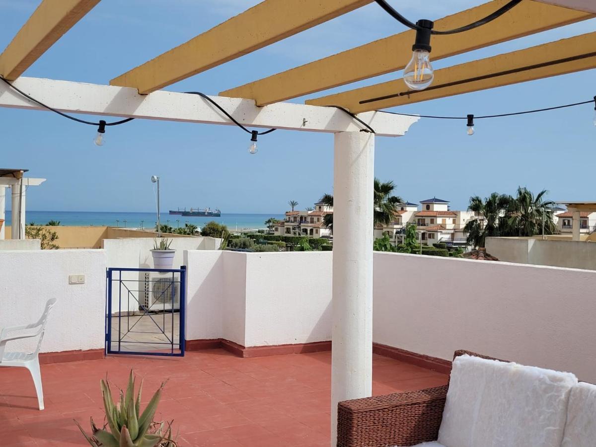 Apartamento Con Terraza Y Piscina A 300M De Playa 维拉 外观 照片